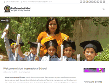 Tablet Screenshot of muniinternationalschool.org